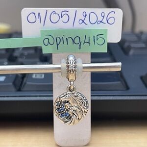 Pandora Disney Frozen Elsa and Nokk double Dangle